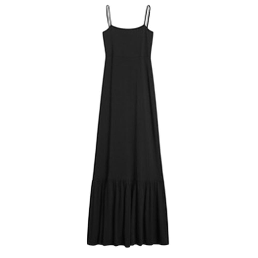 Banana Republic - Smocked Maxi Dress - Black - XL